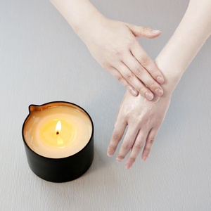 <span class=keywords><strong>Bougie</strong></span> de massage parfumée à la cire de soja naturelle faite à la main pour le plaisir sensuel - Product Image 2