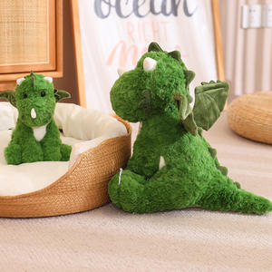 Jouet en peluche en forme d'œuf de dinosaure de dessin animé, petite poupée en tissu de dragon, <span class=keywords><strong>cadeau</strong></span> pour enfants, mignon pour les garçons, couleur personnalisée, matériau en coton - Product Image 2
