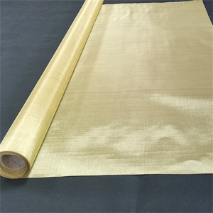 Venta al por mayor 99.9% <span class=keywords><strong>RFI</strong></span> Blindaje 80 100 200 Micron Tela de malla de alambre de cobre Tejido holandés Transferencia de calor rápida Malla de alambre de cobre rojo - Product Image 1