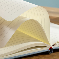 Notizbuch mit Stoff- und PU-Leder-Einband, A5 A6, Individuelles Logo, Journal, Agenda, Liniert, Punktraster, Werbegeschenk-Notizbücher