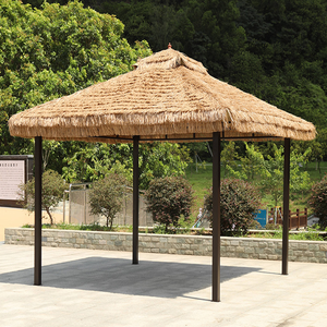 Patio exterior pabellón ocio paja para jardinería jardín Gazebo sombrilla para granja huerto simulación estilo de granja - Product Image 2