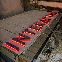 Lettres publicitaires 3D rétroéclairées par LED, certifiées CE, étanches, pour les magasins, les hôpitaux et les entreprises |   Classement IP54 |   Taille personnalisable
