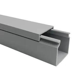 WBO Solid PVC Trunking a parete solida canalette di cablaggio 100x50 canalino a parete canalato canalino prodotti elettrici canale sistema di gestione dei cavi