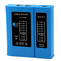 RJ45 RJ11 RJ12 penguji kabel jaringan Cat5 UTP LAN penguji kabel jaringan kawat telepon detektor jalur alat perbaikan