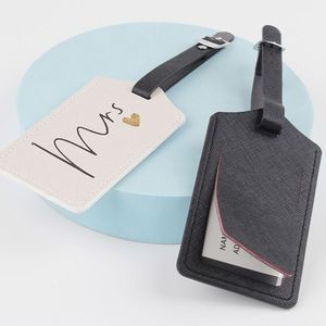 Cross-Border Best-Selling Letters Pattern PU Waterproof Luggage Tag <b>for</b> <b>School</b> Bags <b>Handbags</b> Leisure Travel Style - Product Image 2