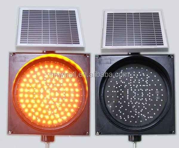Crossroad Pedestrian Wireless Led Solar Traffic Signal Light Control System 300mm Solar Energy zebra Crossing Beacon Flasher