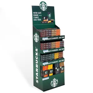 Fabriek Directe Winkel Supermarkt Gegolfd Display Stand Custom Shop Tier Golfkarton Pop Plank Vloer Display