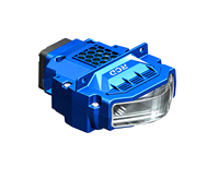 Nouvelle lentille de projecteur Bi-LED RHD 72W 12V IP68 étanche, design plat et fin, certifiée ECE, boîtier bleu, 2600 lumens, 5000K, universelle