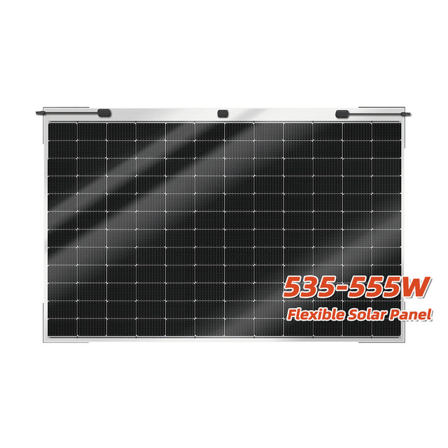 Greensun Monocrystalline PERC Flexible Solar Panels 535W-555W Half Cell with 25 Years Warranty 20.9% Efficiency