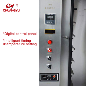 Chuangyu Gas/eléctrico y carbón ahumado carne curado pescado que hace <span class=keywords><strong>la</strong></span> máquina de horno ahumador - Product Image 4