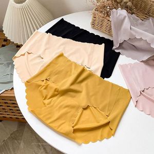 <span class=keywords><strong>Ropa</strong></span> <span class=keywords><strong>interior</strong></span> de seda helada para <span class=keywords><strong>mujer</strong></span>, bragas antibacterianas de cintura alta sin rastro - Product Image 1