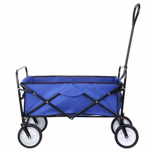 Chariot pliable avec roues, chariot utilitaire pliable pour le camping, le jardin, <span class=keywords><strong>la</strong></span> plage, le pique-nique, les courses - Product Image 3