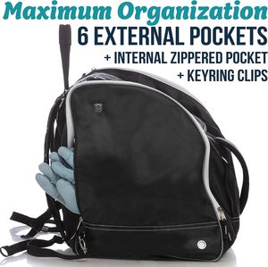 Sac à bottes <span class=keywords><strong>de</strong></span> <span class=keywords><strong>ski</strong></span> pour hommes, bagage <span class=keywords><strong>de</strong></span> <span class=keywords><strong>voyage</strong></span> pour <span class=keywords><strong>ski</strong></span>/snowboard, fermeture éclair, sac <span class=keywords><strong>de</strong></span> rangement pour équipement et chaussures, sacs à dos - Product Image 4
