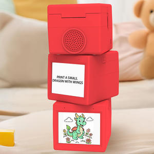 <span class=keywords><strong>Mini</strong></span> <span class=keywords><strong>Impresora</strong></span> de Códigos de Barras Inteligente con IA para Estudiantes y Niños, USB, Batería de 1200 mAh, 200 DPI, Papel de 57x25 mm, Interacción por Voz, Diseño Creativo - Product Image 5