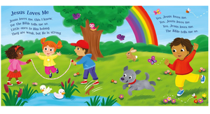 Livre sonore interactif Jésus m'aime, livre de chants bibliques pour enfants, livre d'histoires audio amusant, cadeau éducatif pour enfants - Product Image 3