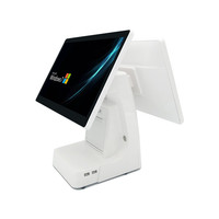 Sistema de Punto de Venta Táctil Todo en Uno con Impresora, Pantalla Táctil Capacitiva de 10 Puntos, Pantalla LED de 15.6 Pulgadas, Wi-Fi 6