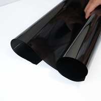 Film teinté auto PET 2 plis 1,52*30M 5% 30% 70% VLT, contrôle solaire et thermique, film solaire nano-céramique pour vitres de voiture, rejet UV 99,1% IR 86,9%