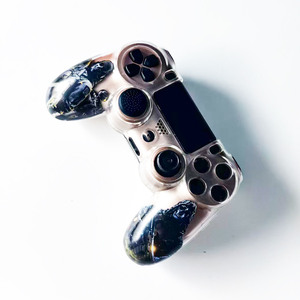 ฝาครอบป้องกันซิลิโคนและฝาครอบจอยสติ๊กสำหรับจอยคอนโทรลเลอร์ <span class=keywords><strong>PS4</strong></span> ชุดฝาครอบจอยสติ๊ก อุปกรณ์เสริมสำหรับเล่นเกมสำหรับ <span class=keywords><strong>PS4</strong></span> - Product Image 3