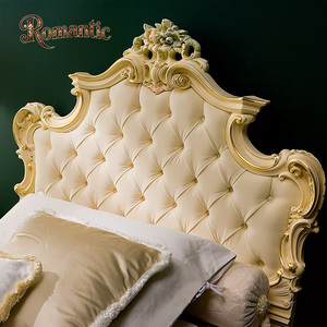 Camouflage Infinity Luxe Rococo Classique Bois Massif Sculpté à la Main <span class=keywords><strong>Lit</strong></span> Enfant Villa Style Palais Européen Chambre à coucher - Product Image 6