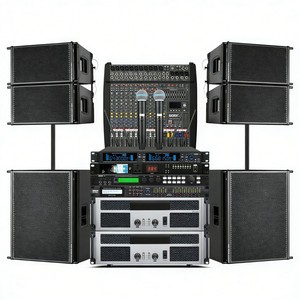 Amplificateur à déflecteur de tailles personnalisables Haut-parleur avec amplificateur de mixage pour les applications d'équipement de DJ - Product Image 1