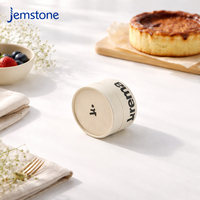 Boîte cylindrique en carton écologique de qualité alimentaire pour gâteau basque, collation, résistante au four, emballage en tube de papier kraft pour cheesecake