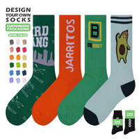 Nouveauté Chaussettes de sport décontractées douces Chaussettes en coton personnalisées Chaussettes pour hommes personnalisées avec logo personnalisé