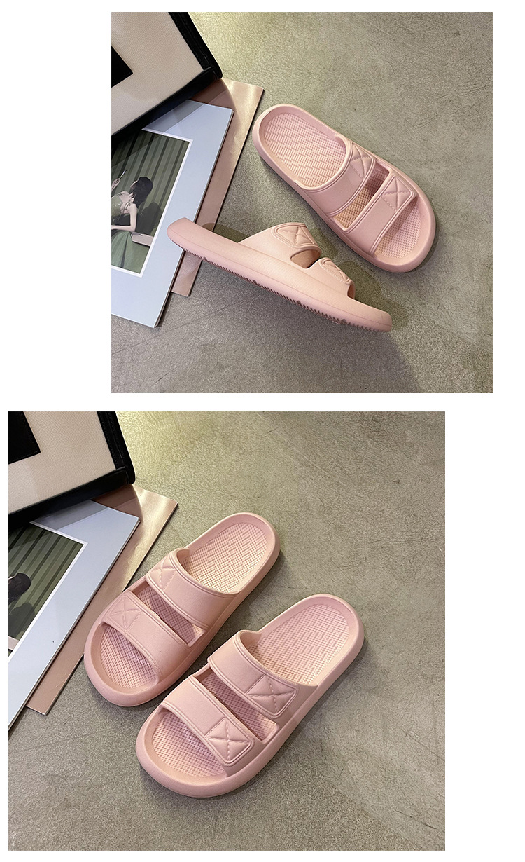 Summer Non-slip Outdoor Slides Sandals Soft Sole Indoor Bath Sandals Slippers Women Men