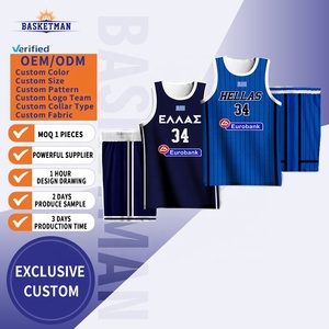 Maillots respirants confortables personnalisés professionnels conception libre ligue équipe joueurs Logo uniforme de basket-ball - Product Image 1