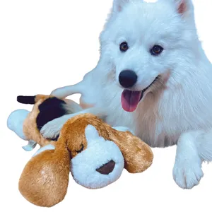 Pet Comfortable Sleep Anxiety Relief Dog Heartbeat Cute Plush Heartbeat Dog Plush Toy