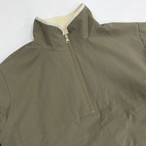 Vestes en molleton surdimensionnées à col montant et demi-zip, personnalisables, coupe-vent, chaudes, décontractées pour hommes, vente en gros - Product Image 5