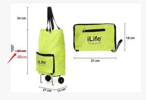 Sac de chariot en abs à roues, pour courses, pliable, nouveau design, 2022 - Product Image 3