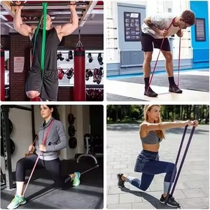 Fasce Elastiche Fitness in TPE di Alta Qualità, Bande di Resistenza ad Anello <span class=keywords><strong>per</strong></span> <span class=keywords><strong>Allenamento</strong></span> di <span class=keywords><strong>Forza</strong></span> e Supporto <span class=keywords><strong>per</strong></span> Trazioni - Product Image 4