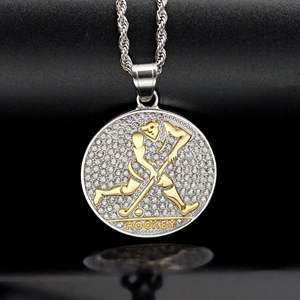 Hip Hop Golf Sports Pièce À La Mode Étanche Sans Ternissure En Acier Inoxydable 316l Bijoux Pendentif Colliers pour Hommes Mâle - Product Image 4