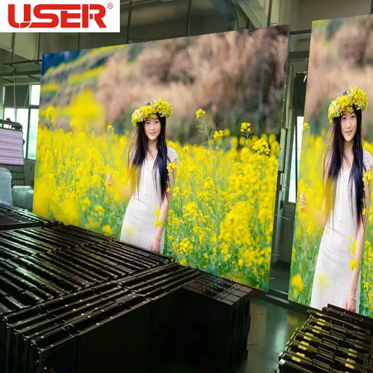 Custom indoor p3 led screen display advertising video wall led advertising board