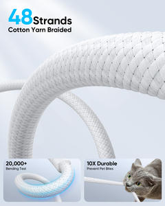 Cable de Carga Rápida Trenzado SUNGUY EType-C de 1.5m para Teléfono Móvil, Banco de Energía y Automóvil, Listo para Enviar - Product Image 5