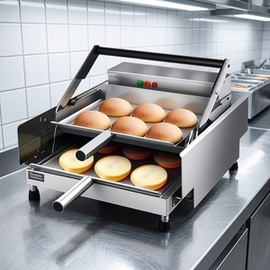 Grill à hamburgers commercial en acier inoxydable XY avec contrôle <span class=keywords><strong>de</strong></span> température réglable pour restaurants <span class=keywords><strong>de</strong></span> restauration rapide, cuisines et barbecues extérieurs - Product Image 4