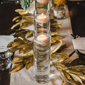 Porte-<span class=keywords><strong>bougie</strong></span> cylindrique en verre flottant sur l'<span class=keywords><strong>eau</strong></span>, écologique, résistant à la chaleur, durable, fait main, centre de table pour anniversaire et mariage - Product Image 2