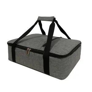 Promotional Thermal Free Sample Provide Water-proof Insulated Lunch Cooler Bag Picnic Bag Lightweight With Zipper