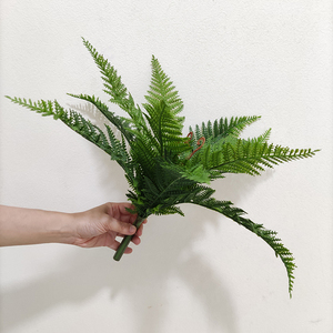 Plantes de fougère artificielles réalistes, fabriquées à la main; buisson de verdure synthétique en plastique pour - Product Image 4