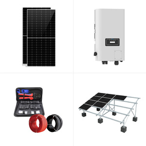 Système d'énergie solaire connecté au réseau 5-8 kW, prêt à l'emploi, avec contrôleur MPPT et onduleur à onde sinusoïdale pure pour une installation domestique facile - Product Image 3