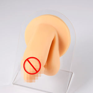 Modelo de Silicona SHUIMEI en Color Negro, Marrón y Blanco para Práctica de Perforaciones en Oreja, Boca, Ombligo, Lengua y Ceja, con Soporte Acrílico - Product Image 6