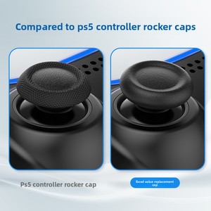 Tapas de Repuesto para Palancas de Mando de <span class=keywords><strong>PS5</strong></span> DualSense, Paquete de 6 Fundas Antideslizantes de Silicona para Joystick - Product Image 5