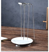 Accesorios de Cocina para Restaurantes al Aire Libre, Soporte para Brochetas de Acero Inoxidable con Plato