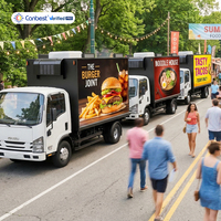 Écran d'affichage LED pour camionnette Canbest P4, étanche, prêt à l'emploi, pour la publicité mobile sur véhicule utilitaire