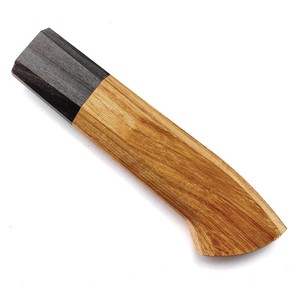 ด้ามมีดทำครัวสไตล์ญี่ปุ่นแบบ DIY ด้ามมีดทำจากไม้เนื้อแข็ง เช่น ไม้จันทน์ ไม้พะยูง ไม้กฤษณา ด้ามมีดทรงหัวปลา - Product Image 6