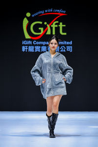 Design Your Own Grey Sweatshirt Wearable Home Furnishing Blanket <strong>Long</strong> Sleeves Customised <strong>Oodies</strong> - Product Image 2