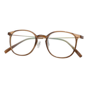 Montures de lunettes ovales Linde TR90 003 unisexe légères à monture complète en plastique pour la vision de près - Product Image 3