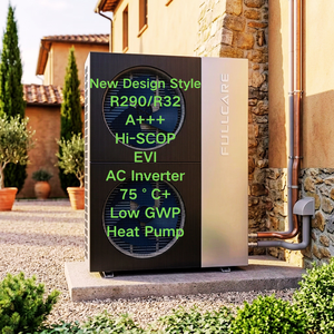 Bomba de Calor Aire-Agua Eléctrica de Alta Eficiencia R290 A+++ con Tecnología DC Inverter EVI, Monobloque, Certificación CE Erp KEYMARK, Confiable, FULLCARE - Product Image 3
