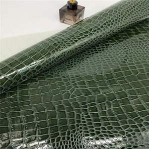 फैक्टरी मूल्य मगरमच्छ मुद्रित पीवीसी सिंथेटिक चमड़े के लिए बैग सामग्री - Product Image 3