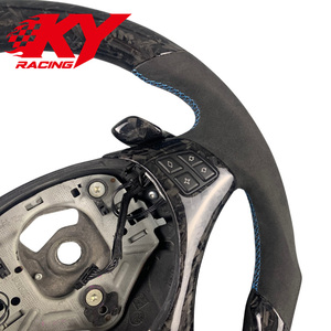 Volante Deportivo Personalizado de Fibra de Carbono Forjada y Cuero Suede para BMW E93 E91 E92 E60 E61 E62 E63 E64 X1 E87 E82 M3 330i 335i 318i - Product Image 2